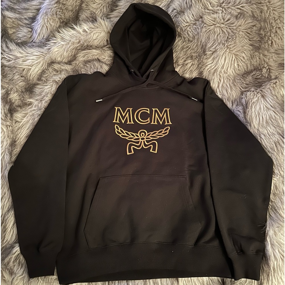MCM Embroidered Logo Hoodie - Medium - BRAND NEW WITH TAGS!